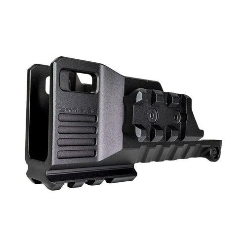CTM CNC Extended Rail Blast Shield for AAP-01 Maximus Metal - Black