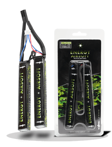 Energy Airsoft SOLO12 LIPO 11.1V 25C 2400mAh Battery
