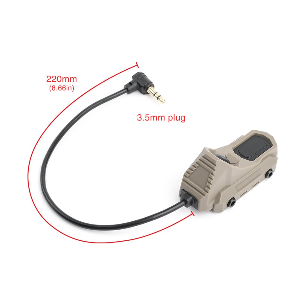 Rebel AN Pressure Switch (3.5mm Jack)-Tan