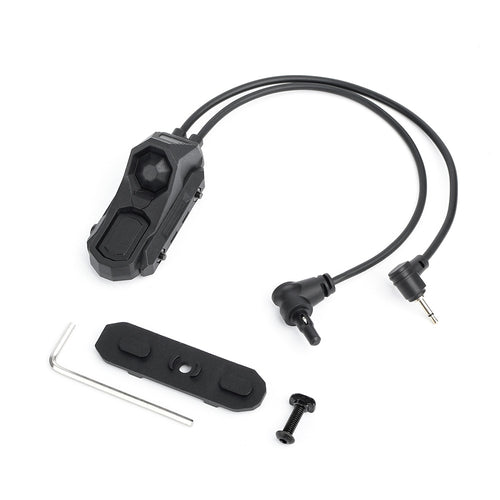 Rebel Double Port Picatinny Switch with Jack & Crane Connector (2.5mm/3.5mm)