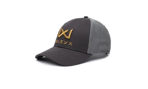 Wiley X Trucker Cap (WX Logo) - Grey/Tan