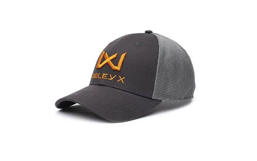 Wiley X Trucker Cap (WX Logo) - Grey/Orange
