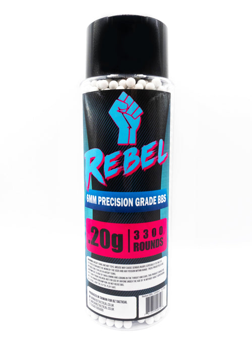 Rebel Precision 6mm BBs 3300ct Bottle - 0.2g