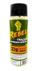 Rebel Precision 6mm Tracer BBs 3300ct Bottle - 0.32g