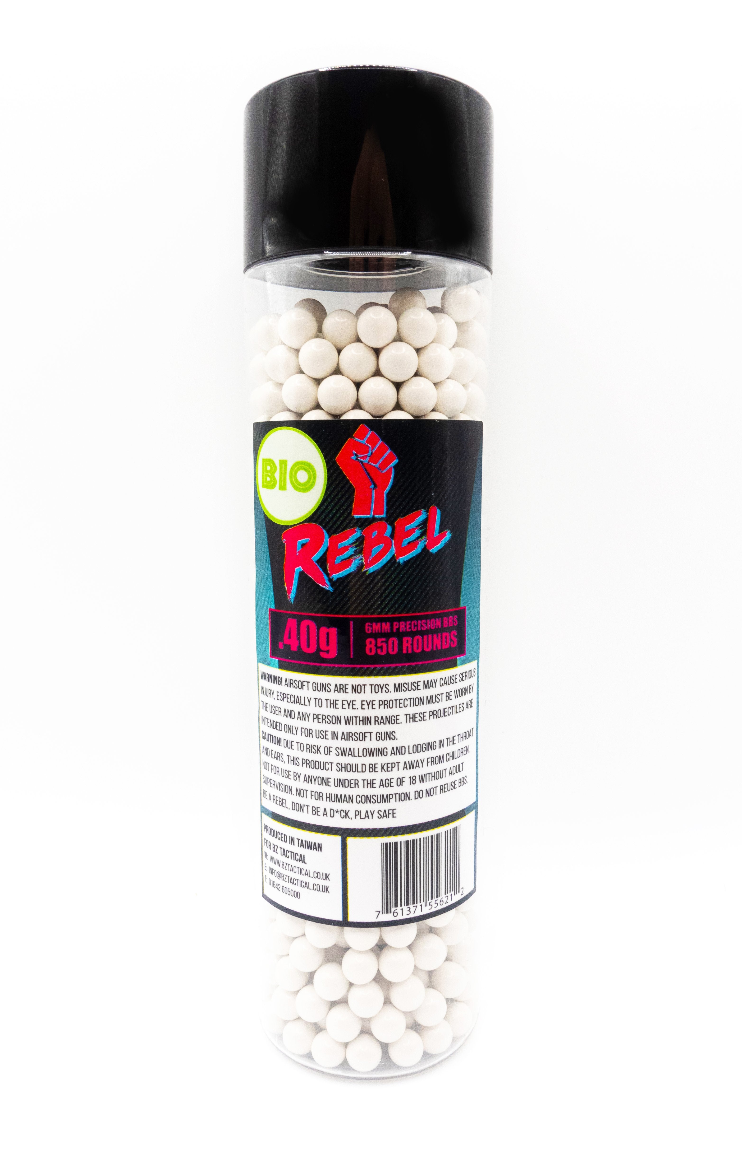 Rebel Precision Heavyweight BIO 6mm BBs 850pcs Bottle - 0.40g