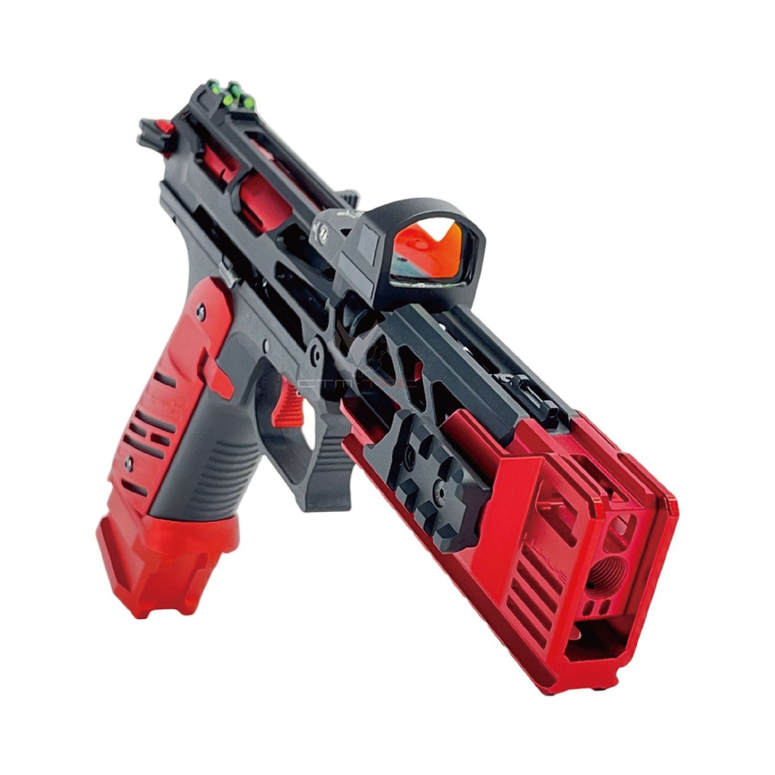 CTM Extended Rail Blast Shield for AAP-01 - Red