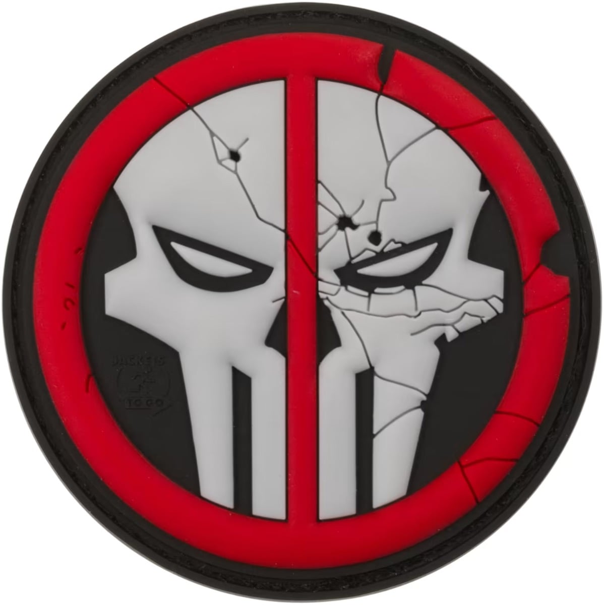 JTG Deathpool Skull Rubber Patch