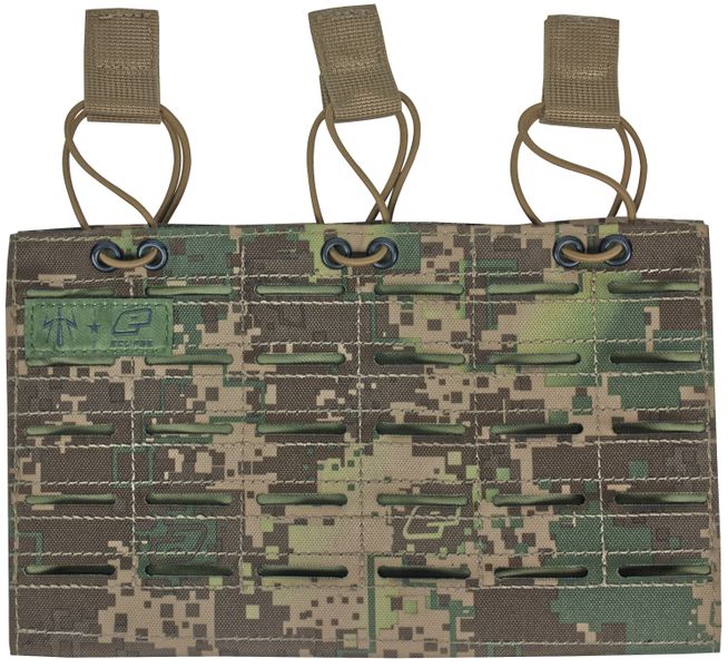 Valken x Eclipse Magazine Pouch Triple - HDE Camo