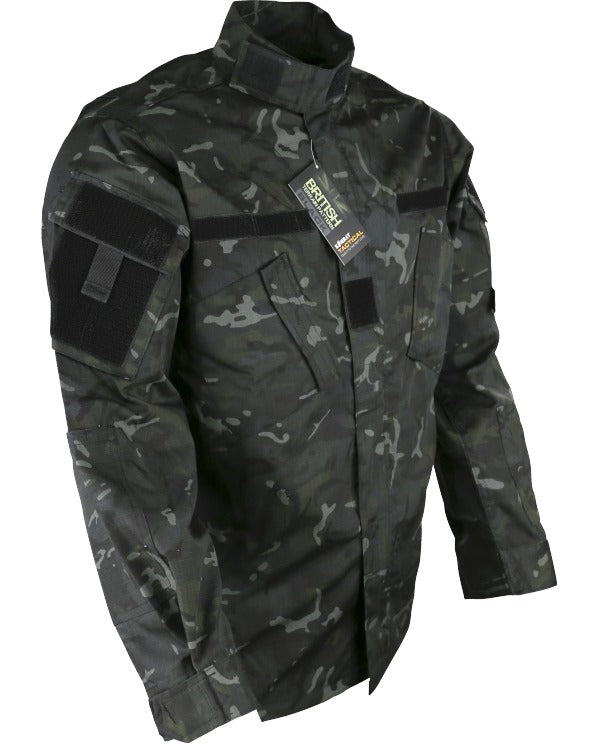 Kombat UK Assault Shirt - ACU Style - BTP Black