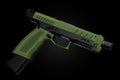 GATE PTX HPA Pistol - Olive/Black