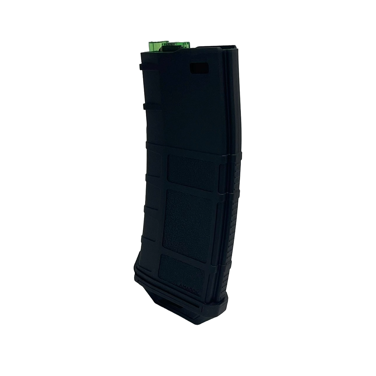 Amarok 250rnds Polymer Mid Cap Magazine (AEG) - Black/Green Top (M4/AR-15)
