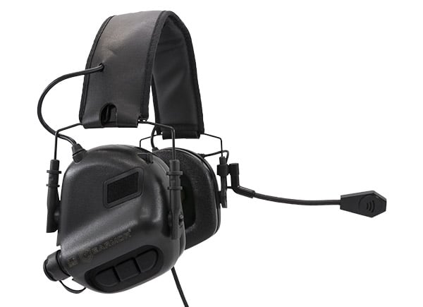 Earmor M32 Electronic Hearing Protector With Coms Black