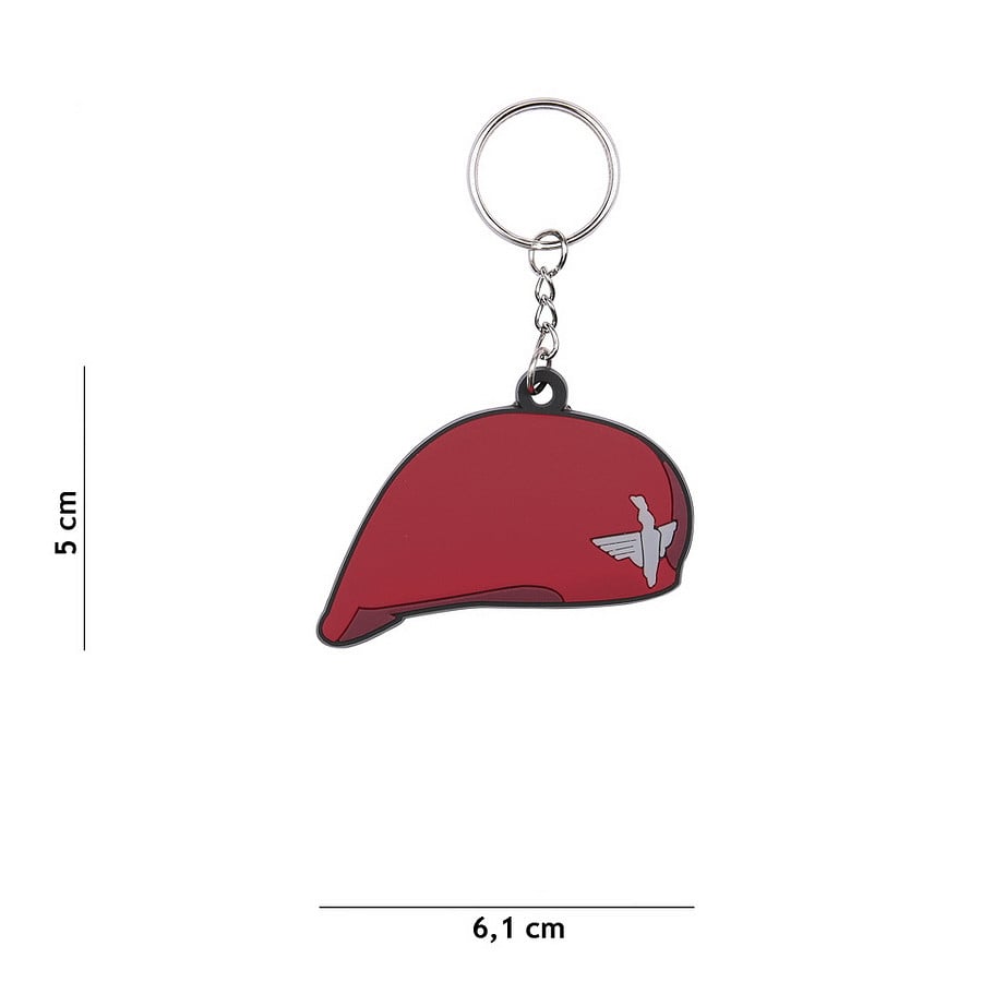 101 1st Airborne Baret WWII PVC Keychain/Keyring