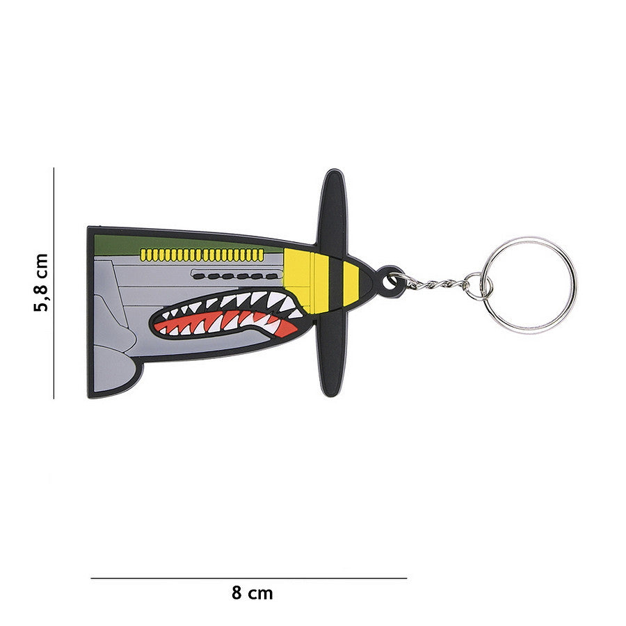 Fostex P-51 Mustang PVC Keychain/Keyring