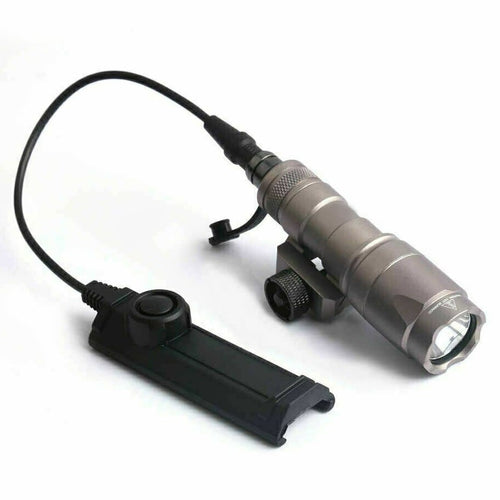 Rebel M300A 280 Lumen Tactical Flashlight + Dual Function Tape Switch - Dark Earth
