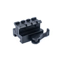 Rebel Height and Tilt Adjustable Rail QD Mount - 3 Slot