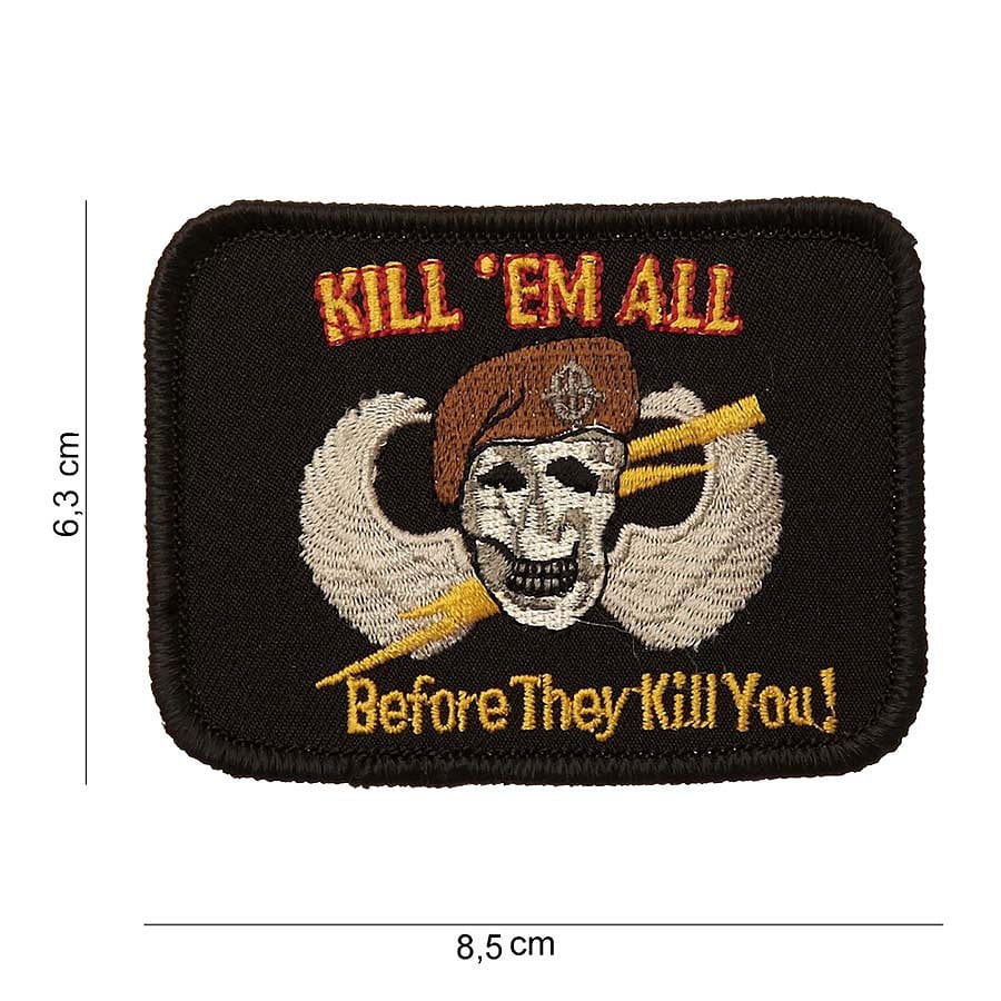 Fostex Kill 'Em All Embroided Fabric Patch