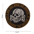 Fostex God Will Judge Our Enemies Embroided Fabric Patch