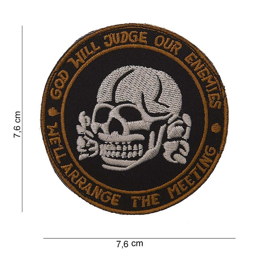 Fostex God Will Judge Our Enemies Embroided Fabric Patch