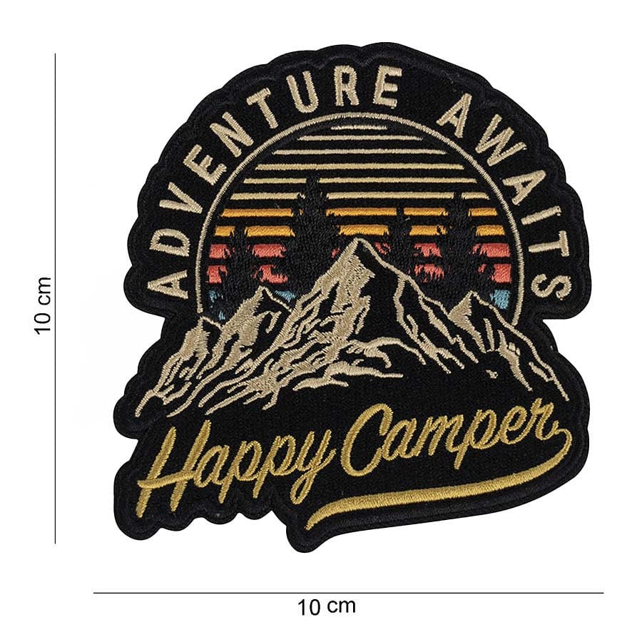 Fostex Happy Camper Embroided Patch (w/ Hook & Loop)