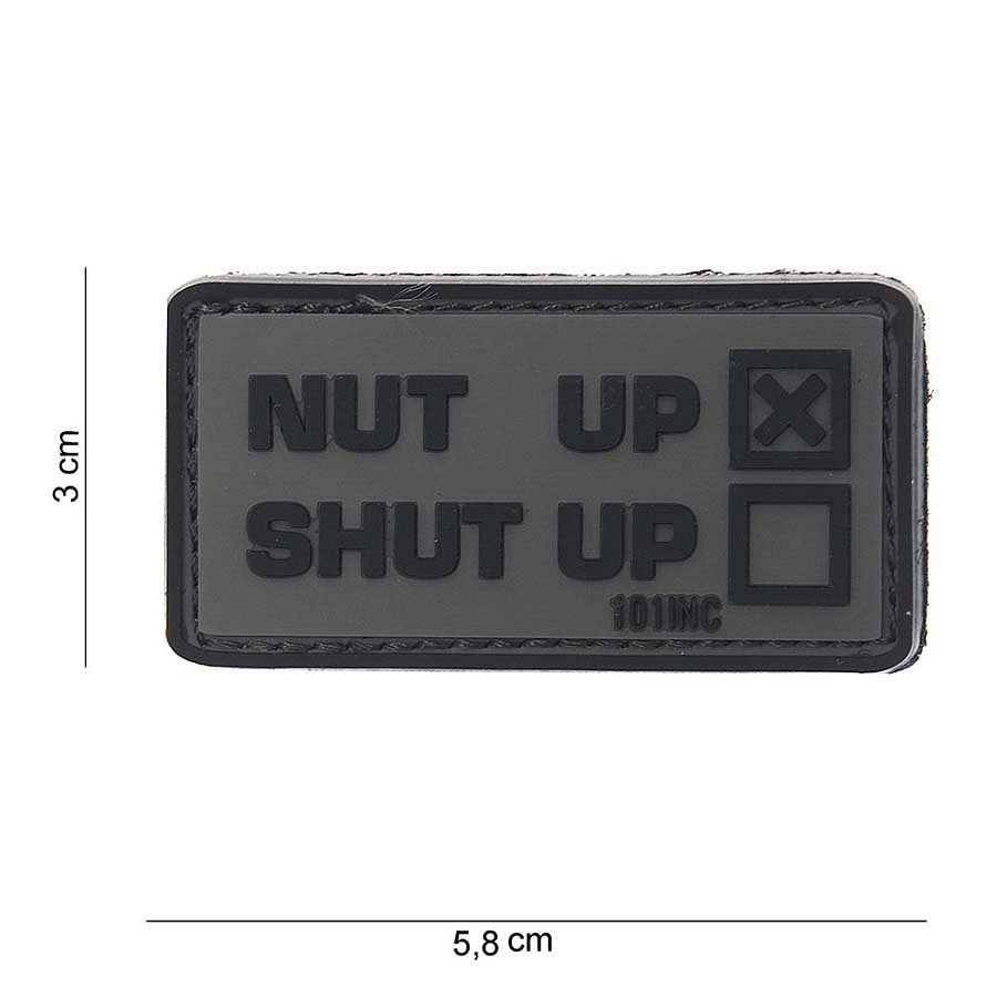 101 Nut Up 3D PVC Patch