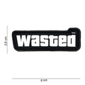 101 GTA Wasted 3D PVC Patch - Black/White