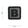 101 "B" Letter 3D PVC Patch
