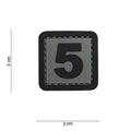 101 "5" Number 3D PVC Patch