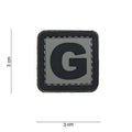 101 "G" Letter 3D PVC Patch