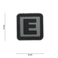 101 "E" Letter 3D PVC Patch