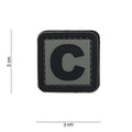101 "C" Letter 3D PVC Patch