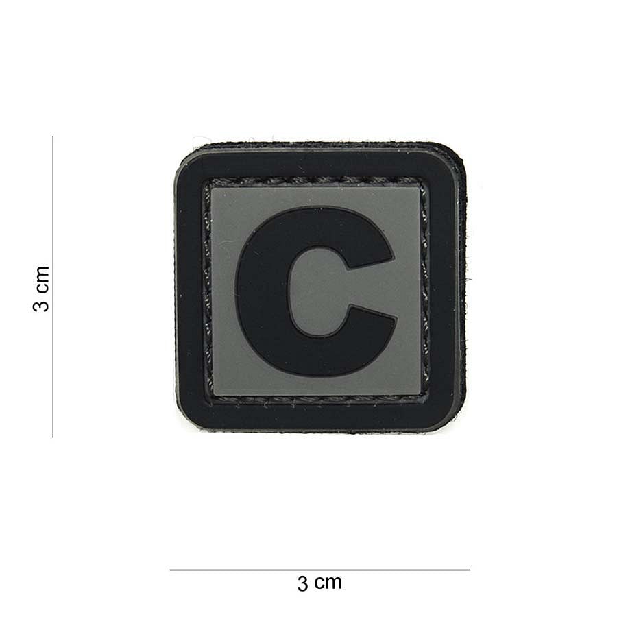 101 "C" Letter 3D PVC Patch
