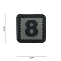 101 "8" Number 3D PVC Patch
