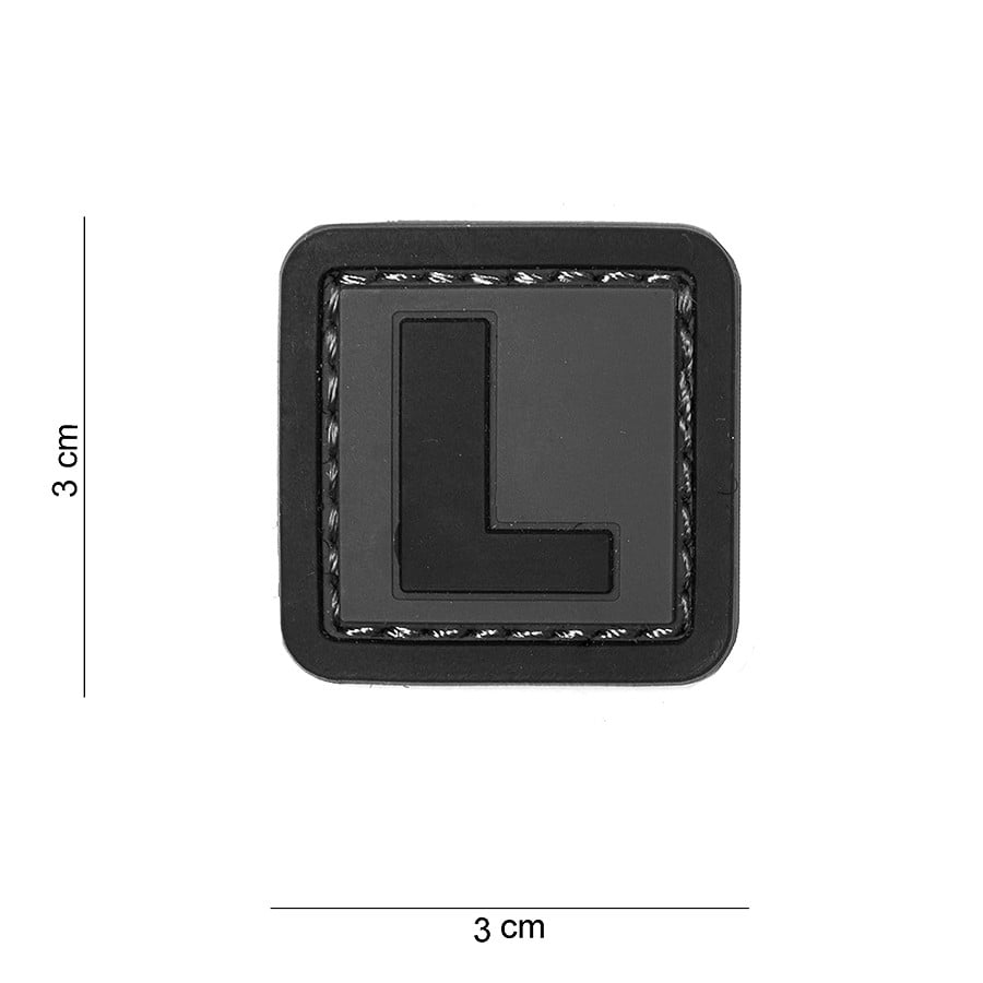 101 "L" Letter 3D PVC Patch