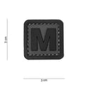 101 "M" Letter 3D PVC Patch