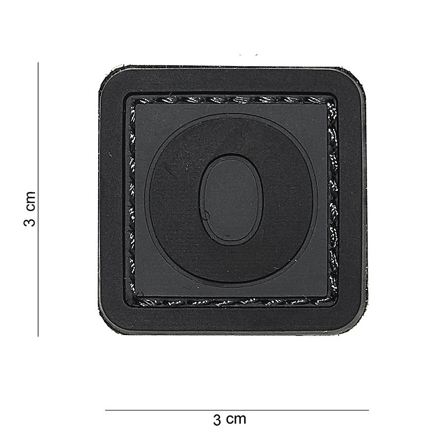 101 "O" Letter 3D PVC Patch