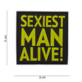 101 Sexiest Man Alive 3D PVC Patch - Yellow