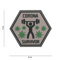 101 Corona Survivor Hexagon 3D PVC Patch