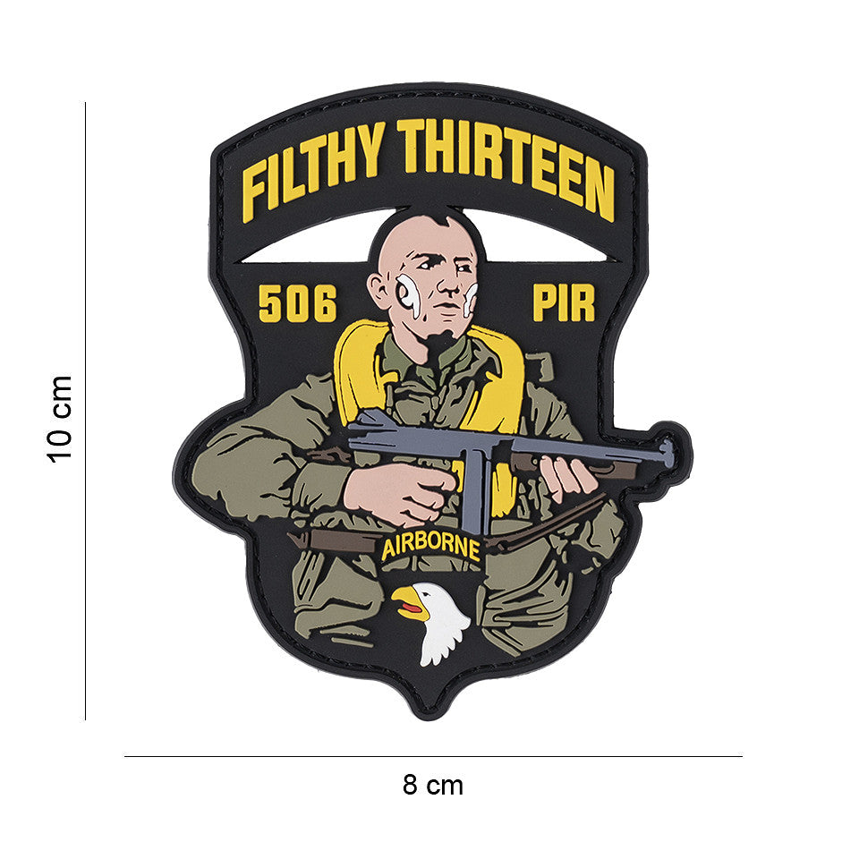 101 Airborne 506 PIR Filthy Thirteen 3D PVC Patch
