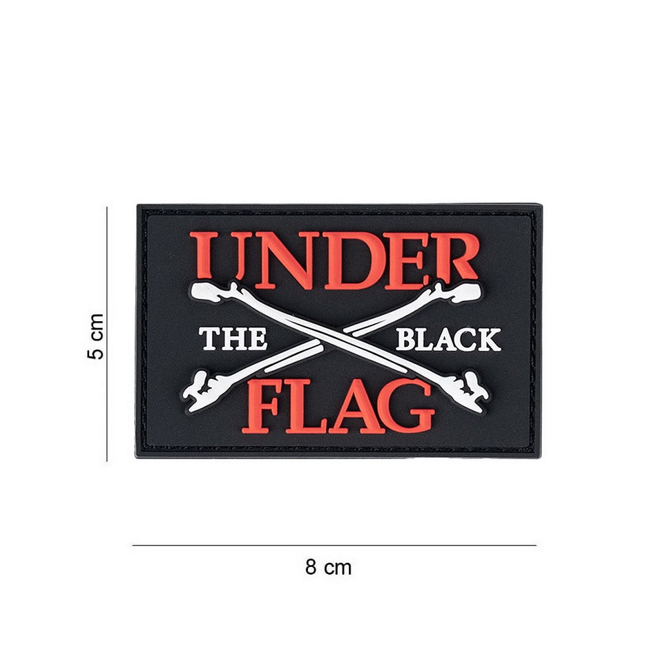 101 Under the Black Flag Bones 3D PVC Patch