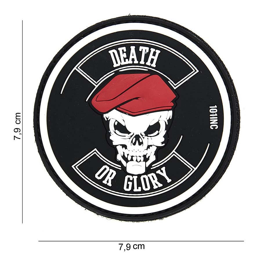 101 Death or Glory 3D PVC Patch