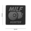 101 Milf Hunter 3D PVC Patch - Grey