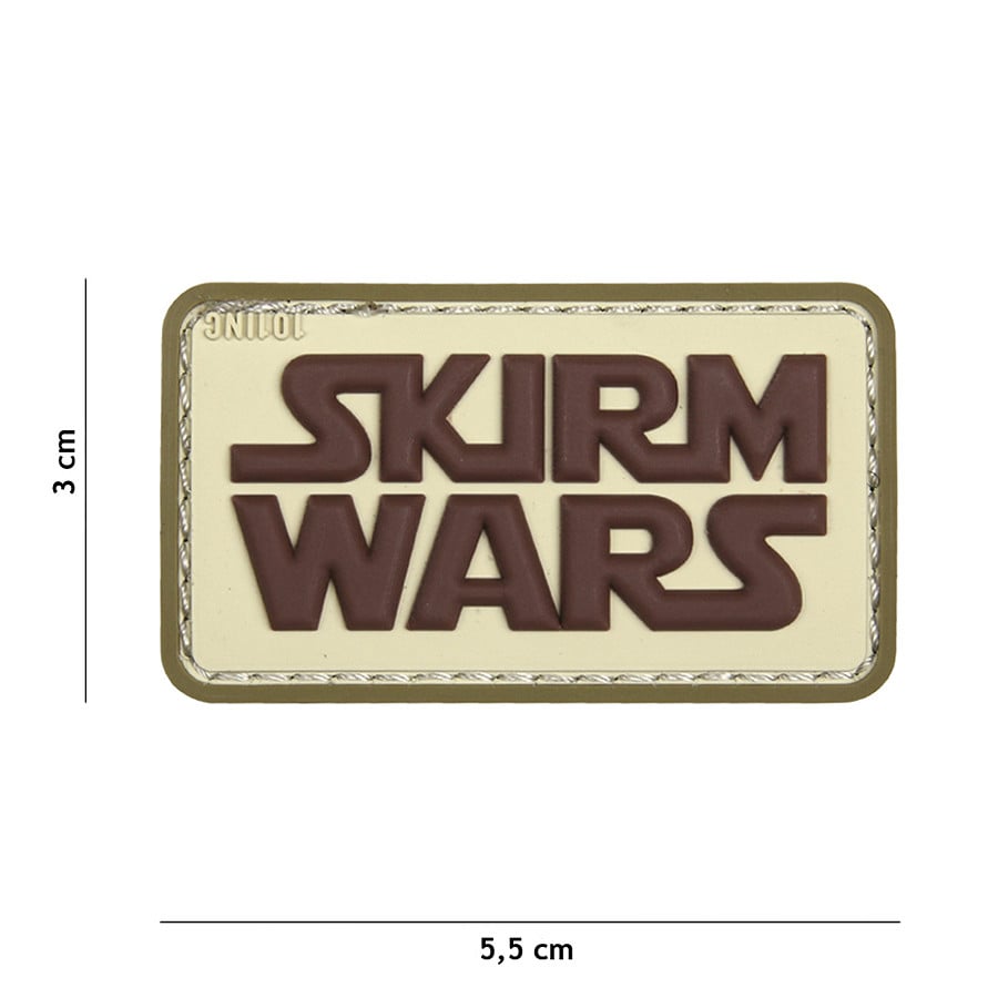 101 Skirm Wars 3D PVC Patch - Coyote