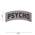 101 Psycho 3D PVC Patch - Grey