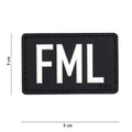 101 FML 3D PVC Patch - Black