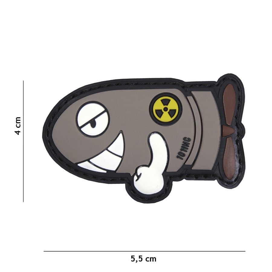 101 Smiling Torpedo 3D PVC Patch