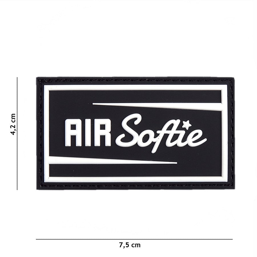 101 Air Softie 3D PVC Patch - Black