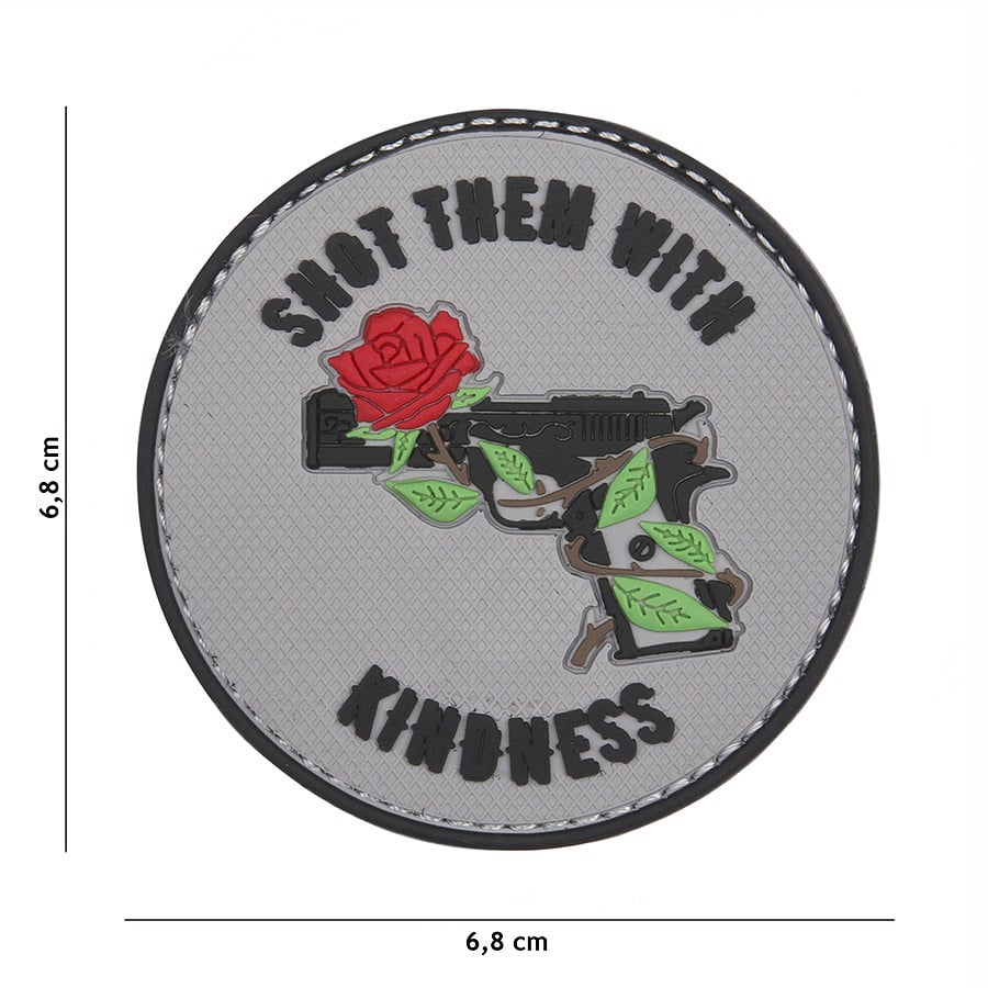 101 Shot Them With Kindness 3D PVC Patch