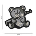 101 Terror Teddy 3D PVC Patch - Grey
