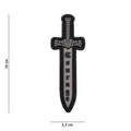 101 Courage Sword 3D PVC Patch
